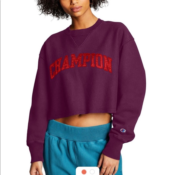 Champion Tops - Champion Women's Purple Life Reverse Size large
